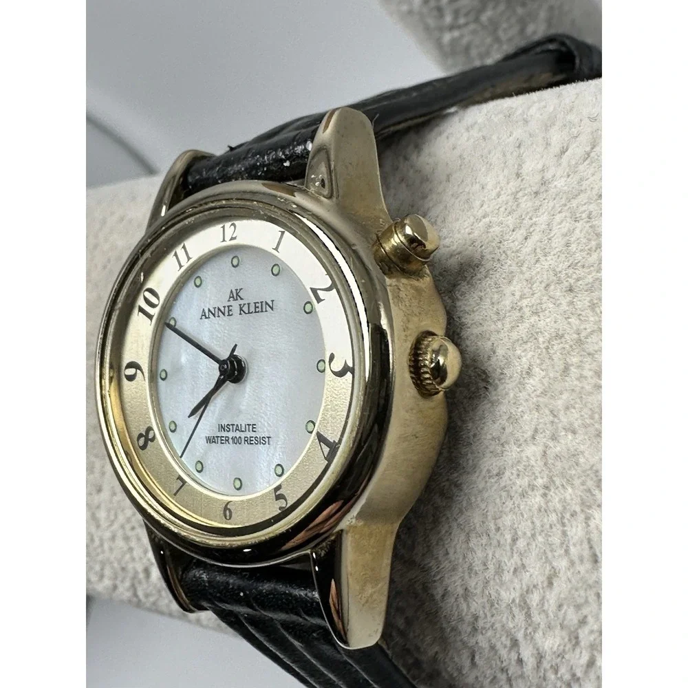 Anne Klein Instalite 10/7160A New Battery Ladies MOP Watch‎ 30MM 6.5